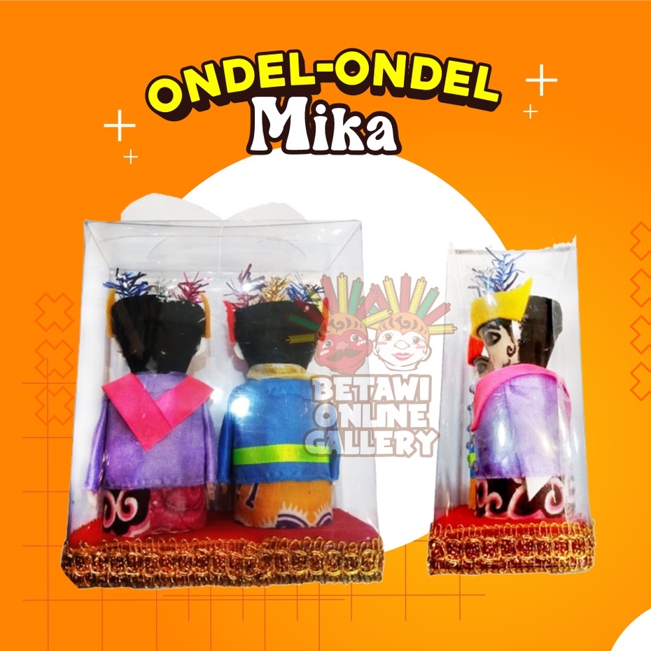 Ondel ondel / ondel-ondel mika / ondel-ondel yakult [SEPASANG]