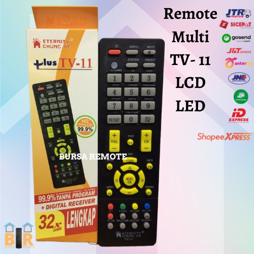 REMOT MULTI / REMOTE MULTI CHUNGHE TV 11  LCD / LED / PLASMA