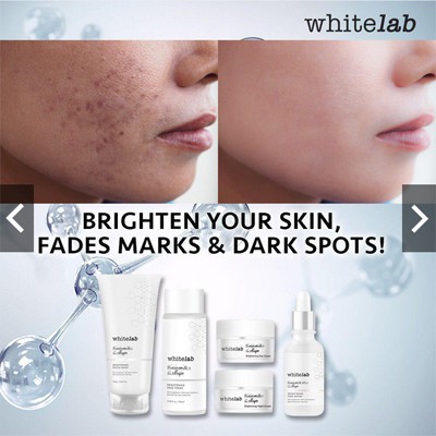 [5 pcs ] ORIGINAL 100% Whitelab Brightening Paket Wajah LENGKAP