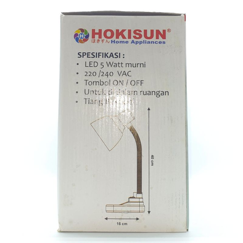 HKS-396 Hokisun Lampu Meja Belajar Baca Led (Led Built-In)