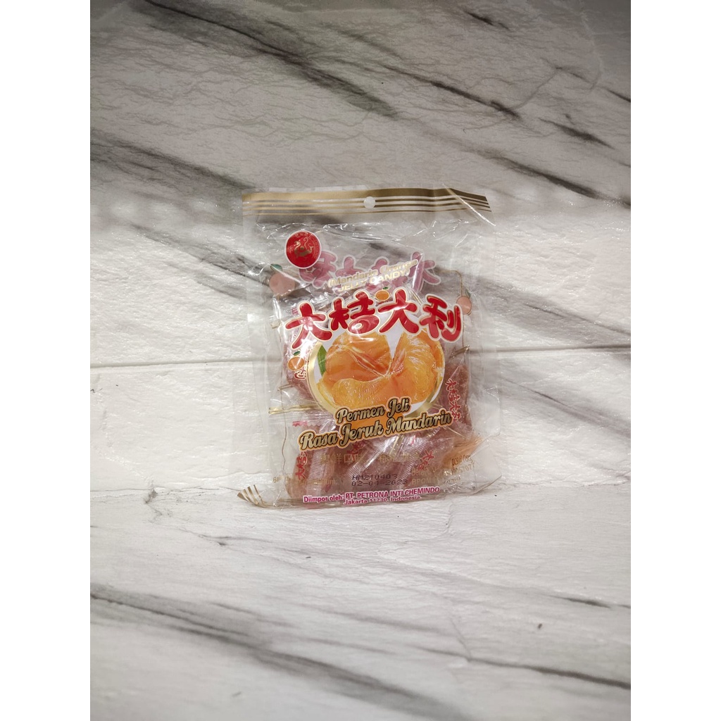 

PERMEN JERUK / JELLY JERUK RASA MANDARIN 500GRAM exp02/2026