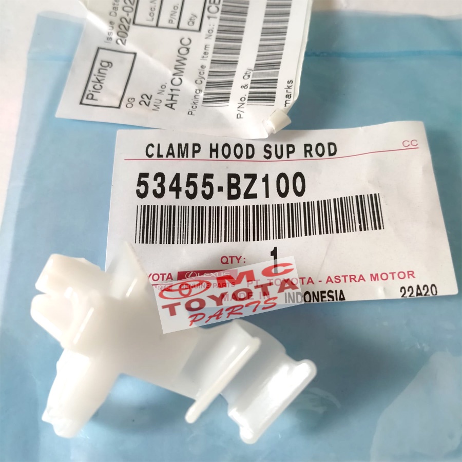 Clip Clamp Hood Stang Kap Mesin Agya Ayla Calya Sigra 53455-BZ100