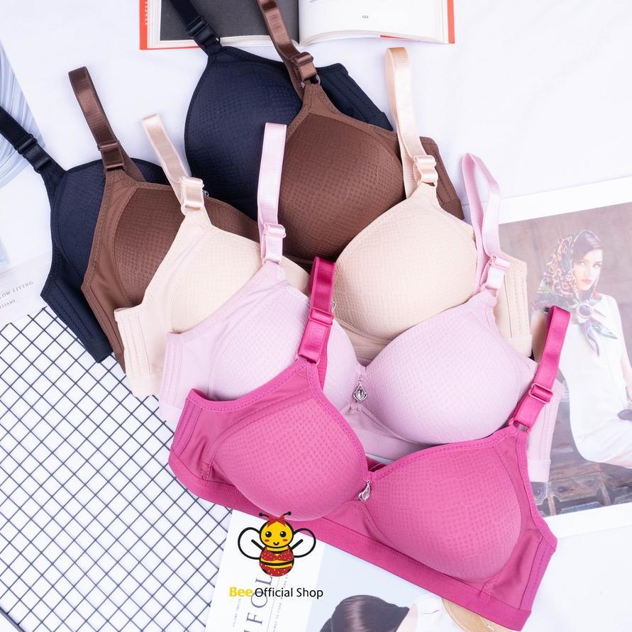 ✔️ BEE - Bra Bh Busa Tanpa Kawat Ukuran Besar 36 38 40 42 44 46 Polini 333