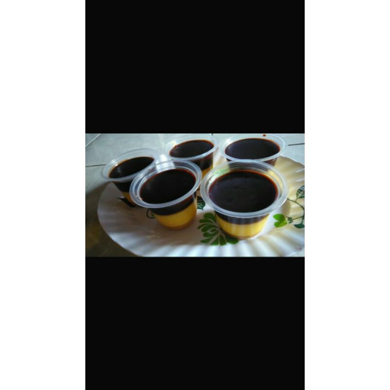 

choco cheese puding