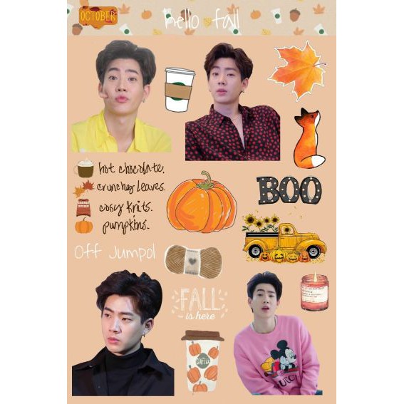Ready Sticker Pack GMM Boys Fall - OFFGUN Theory Of Love