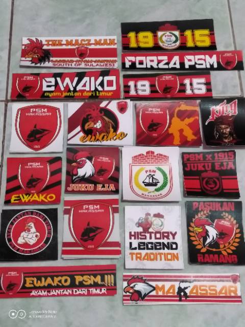 Psm Makassar Stiker Juku Eja Ayam Jantan Ewako Psm Shopee Indonesia