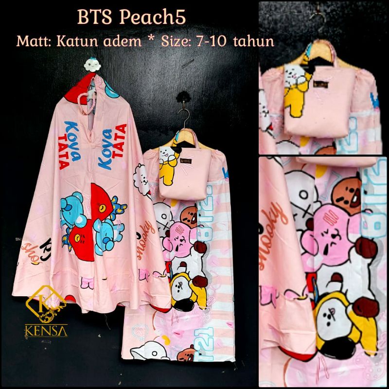 MUKENA ANAK KARAKTER BT21 MUKENA ANAK BTS