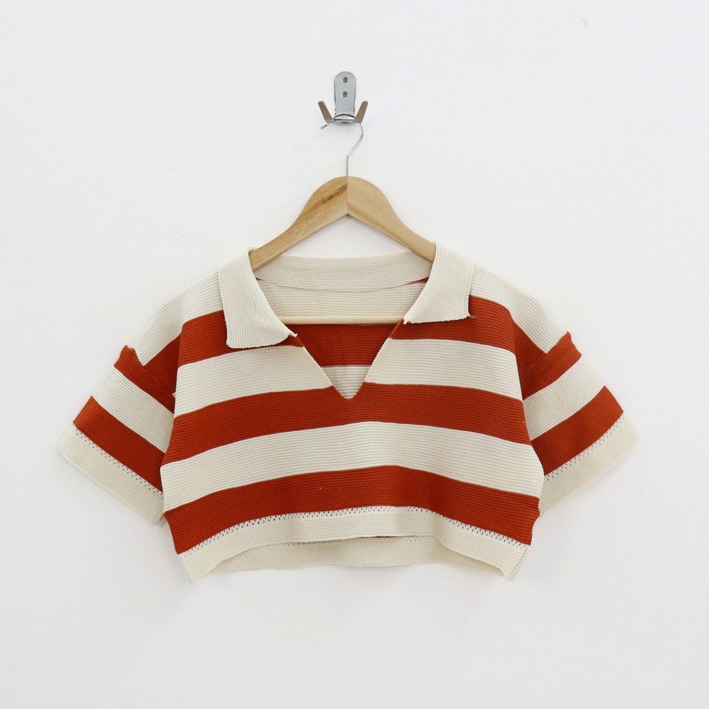 Dean crop top knit -Thejanclothes