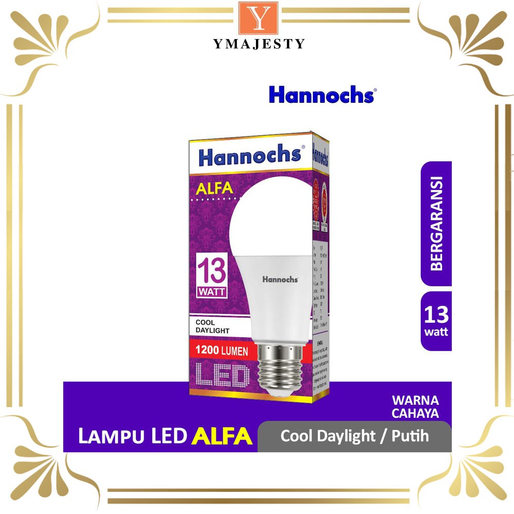 Lampu Led Alfa Hannochs 13W Ledbuld Hannochs Alfa 13W 13WATT White