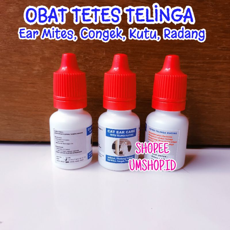 Obat Tetes Telinga Kucing Ear Mites Infeksi Telinga Conge Tungau Kutu Radang Telinga Earmites