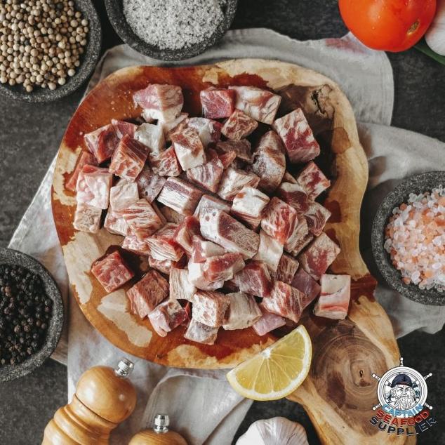

♚ Saikoro Beef Wagyu Meltique Cubes Premium - 500 gram ☜