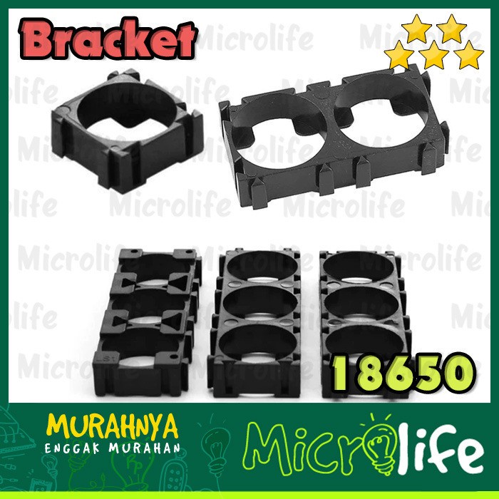 Holder Bracket Baterai 18650 Braket Sambungan