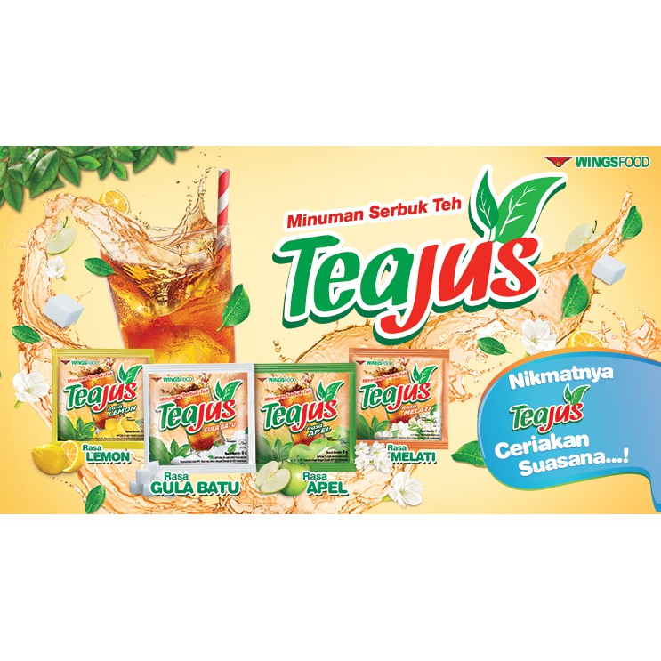 

Satu renceng Minuman Teh TeaJus isi 10