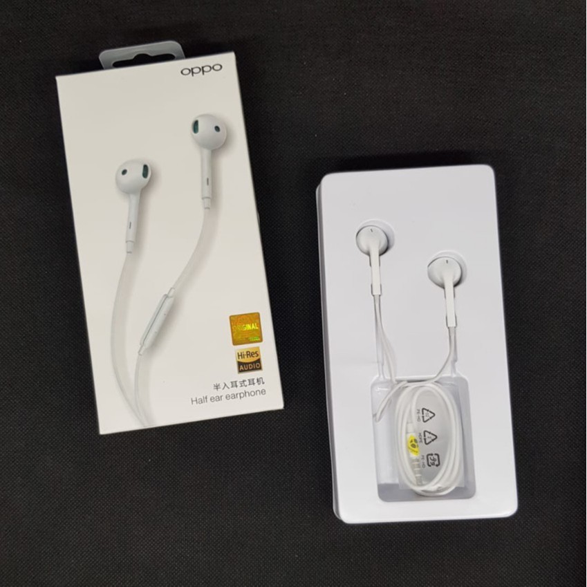 Handsfree Earphone Original Oppo 100% Hifi Super Bas Quality