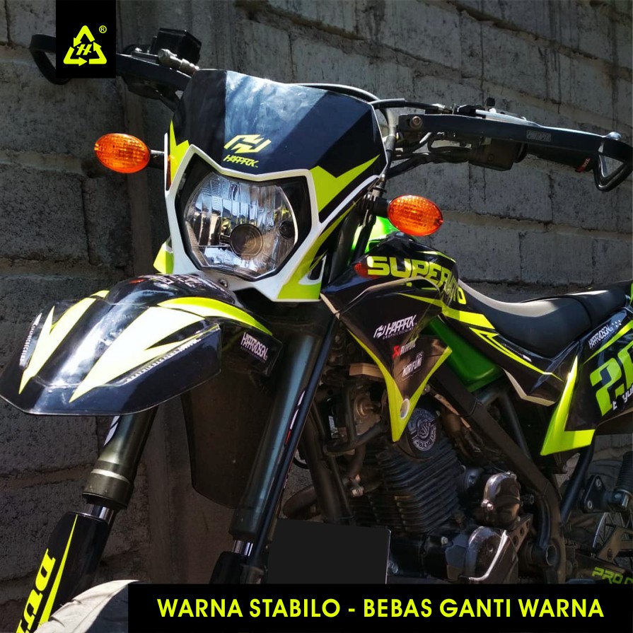 DECAL DTRACKER STABILO SUPER GLOSSY - DECAL CRF - DECAL KLX - DECAL SUPER GLOSSY