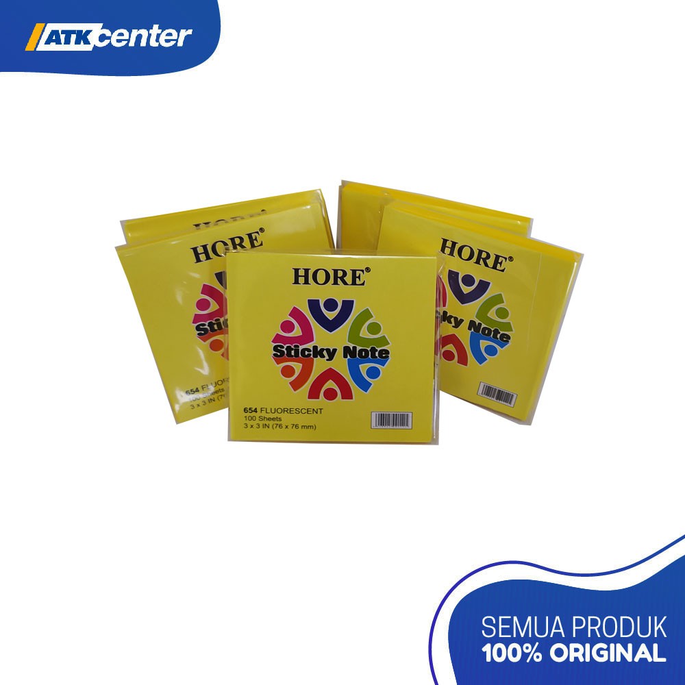 

Sticky Note FLUORESCENT 654 (76 X 76MM) YELLOW - Super POP 1
