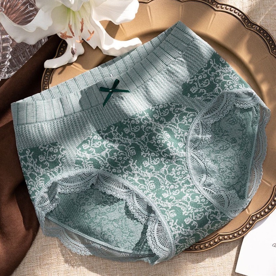 [ LINGERIE MASTER ] - (C-32) Celana Korset Slimming Pants Celana Dalam Stretch Wanita Sutra-C-32 Hijau