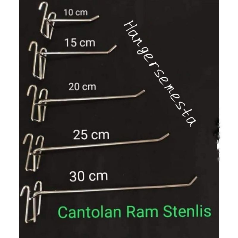 Jual Cantolan Ram Semua Ukuran Cm Stainless Shopee