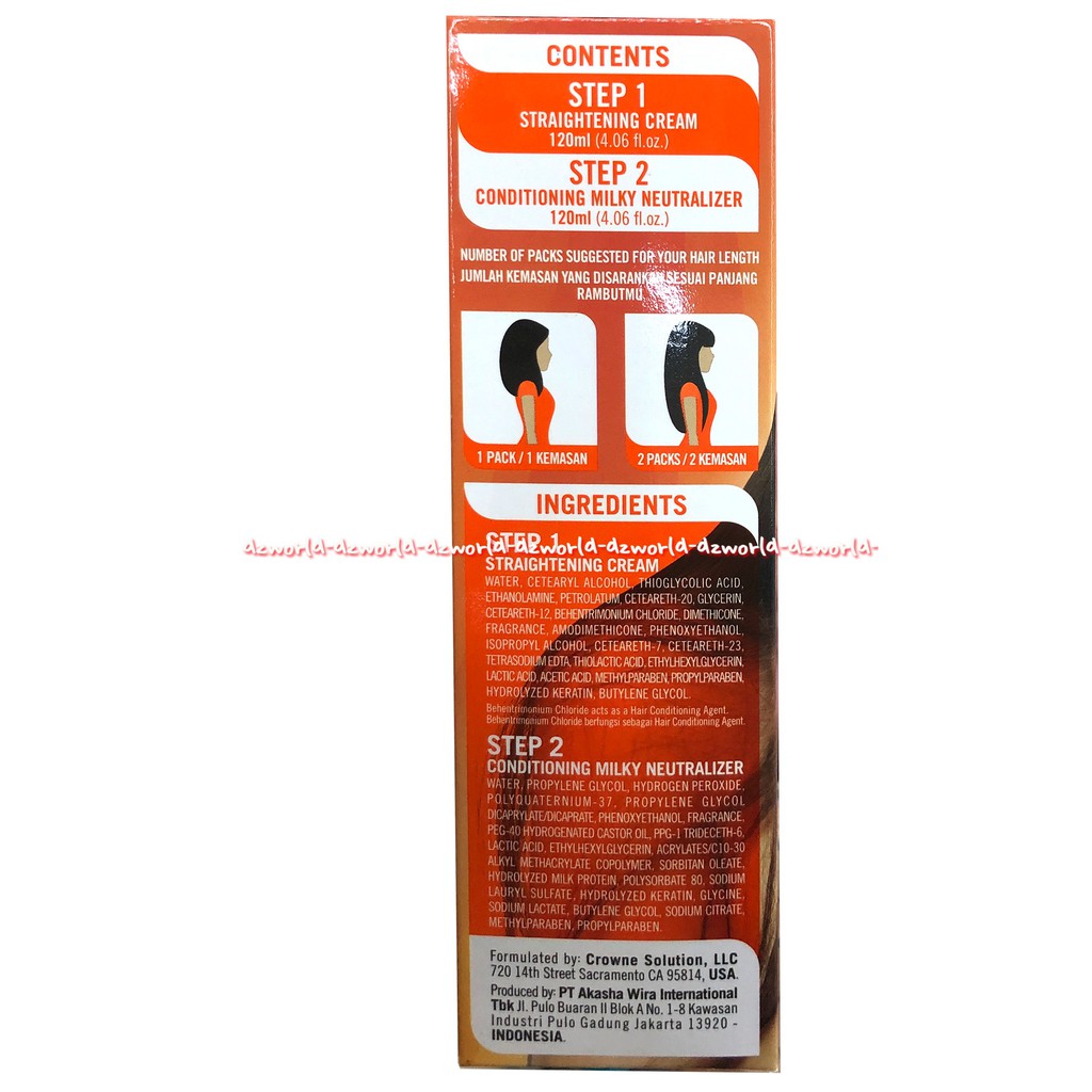 Makarizo Hair Energy New Easy Straight Strong Cat Rambut