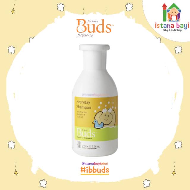 Buds Everyday Shampoo/Shampoo bayi organic/Buds organics