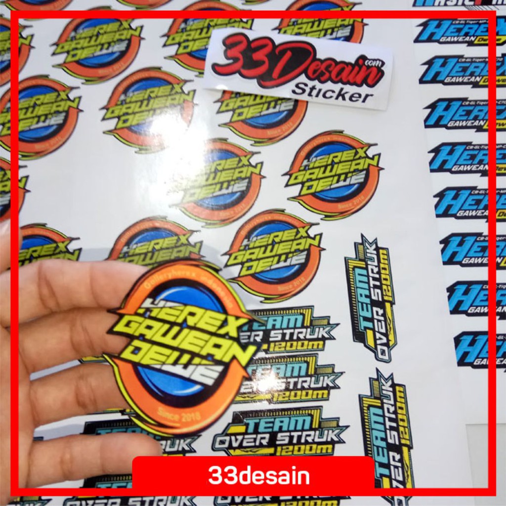 sticker digital printing