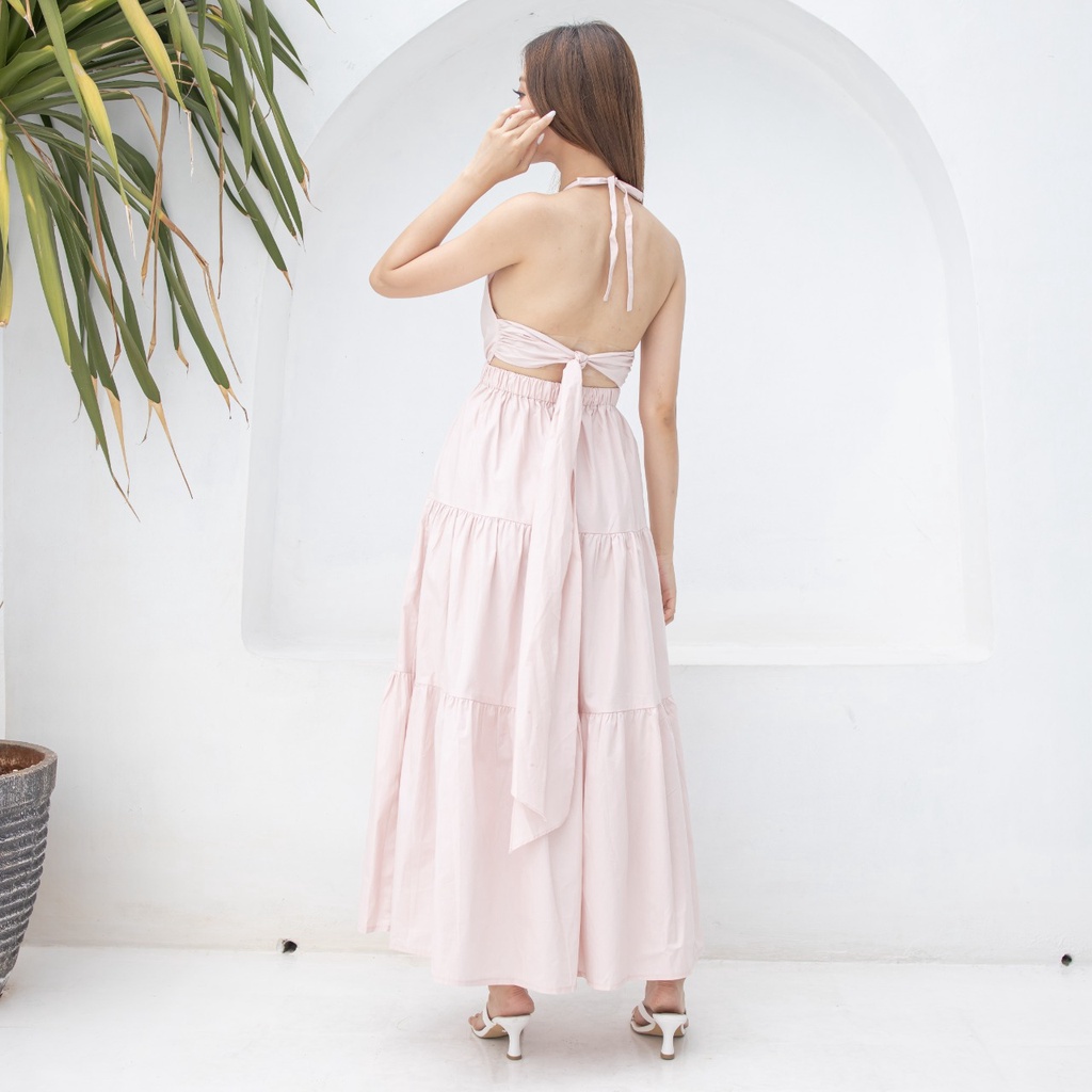 V1044 Miami Summer Dress / Dress Pantai / Backless Dress / Long dress / Maxi dress