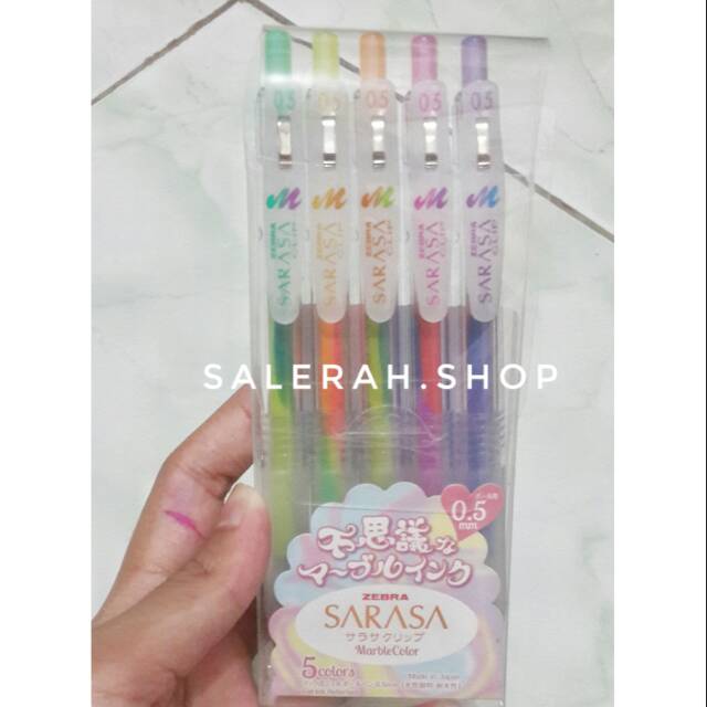 

Sarasa Marble Pack 5 color