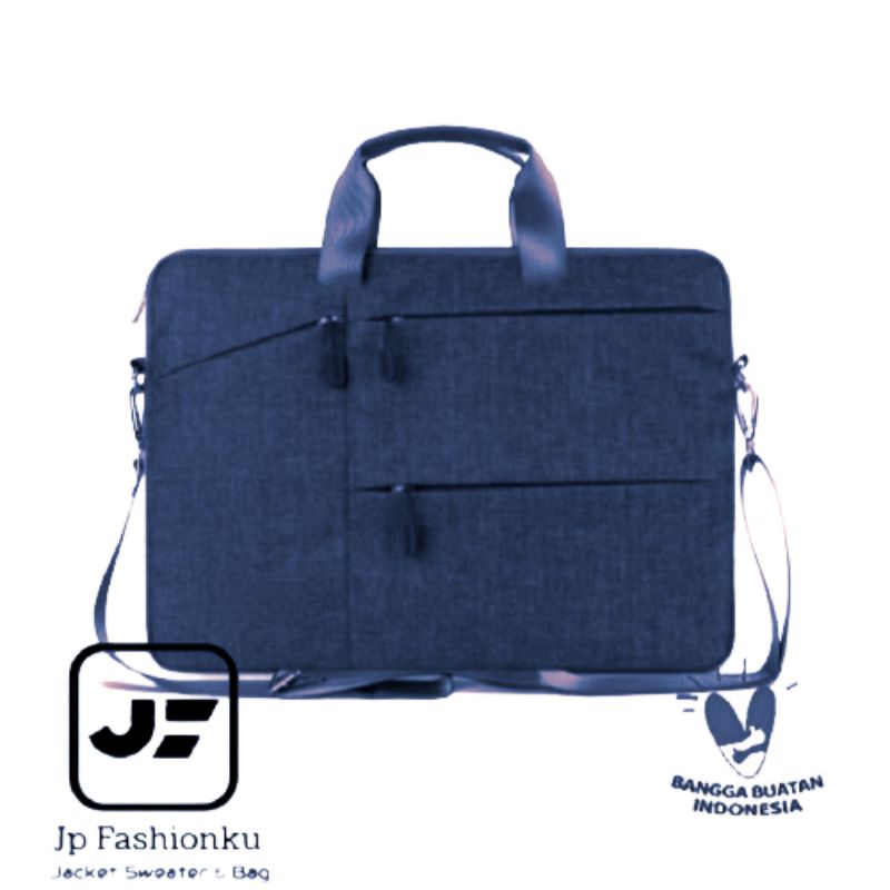 Tas Laptop Selempang Jinjing 13-14 inch Serbaguna