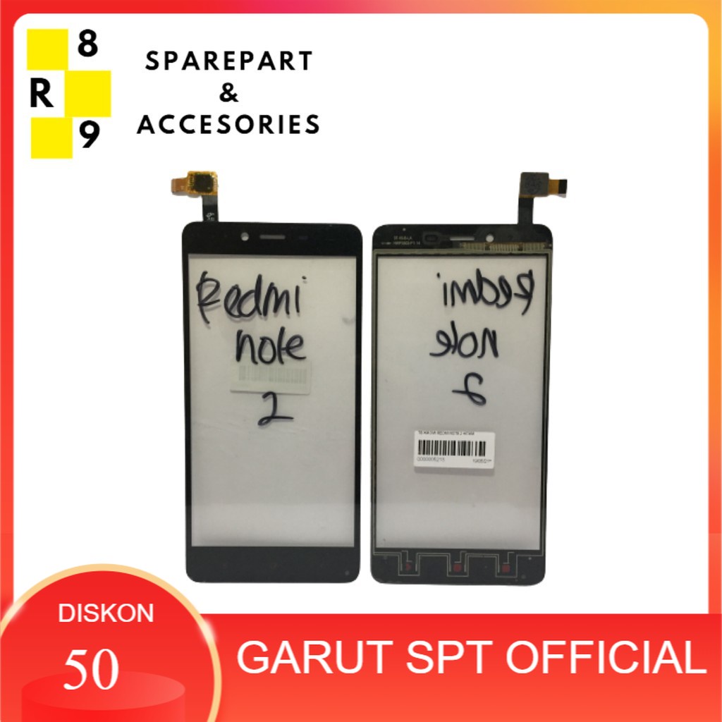 TS XIAOMI REDMI NOTE 2 HITAM