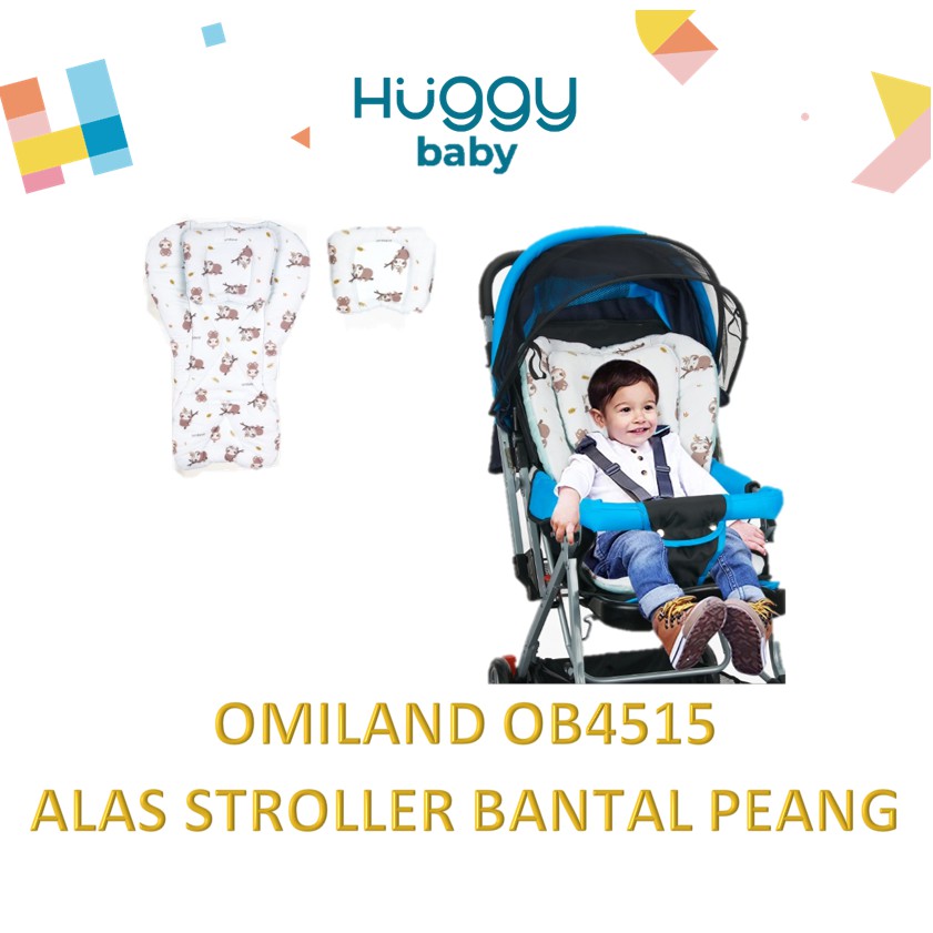 Omiland OB4515 Alas Stroller Lebar dan Bantal Peang SLOTH Series