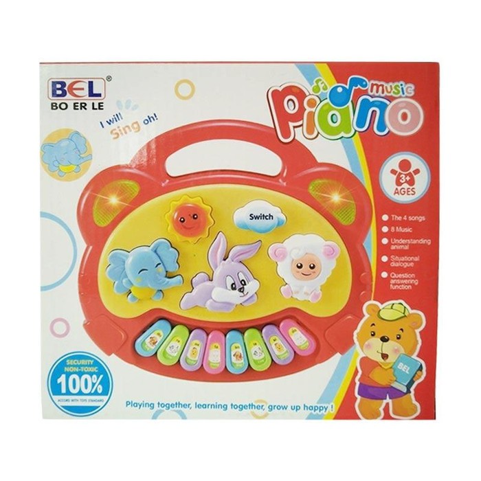 [COD] MAINAN ANAK BAYI PIANO MUSIK MELODI SUARA BINATANG EDUKASI BABY LUCU KOTAK KADO TERBARU