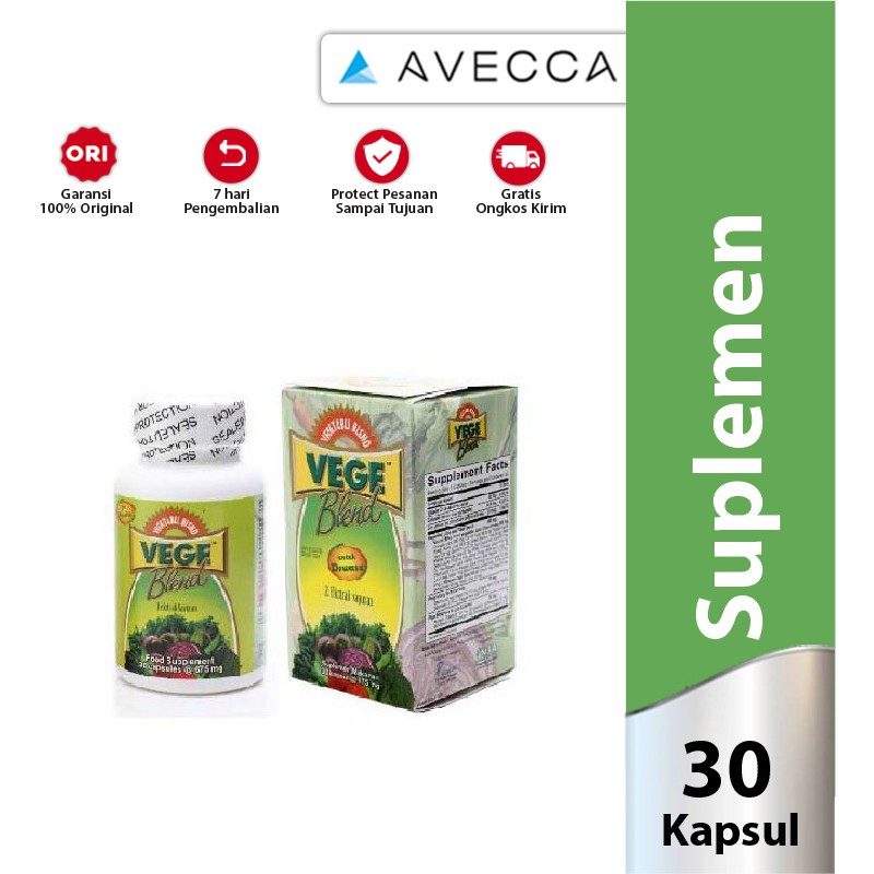 Vegeblend For Adult isi 30 Kapsul (Ekstrak 21 Jenis