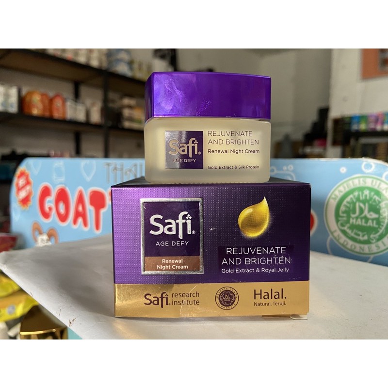 be - [ 25 gram ] safi age defy renewal night cream -- cream malam safi age defy