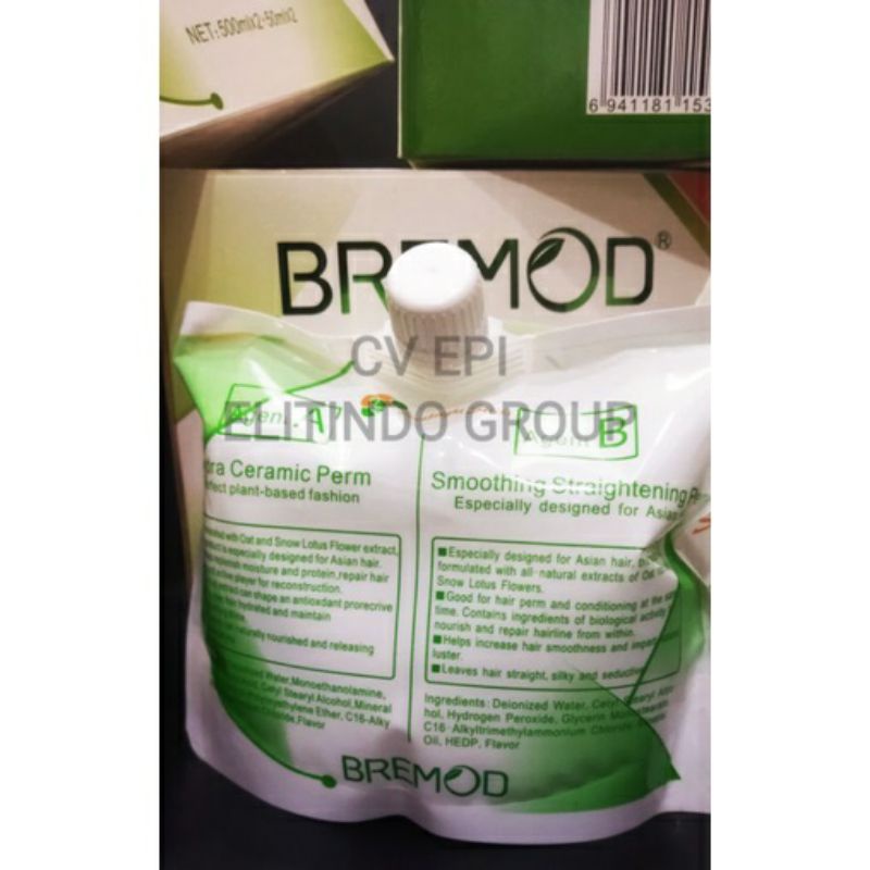 BREMOD KIT SMOOTHING KERATIN/SMOOTHING IMPORT/SMOOTHING UKURAN 500ML/REBONDING KERATIN/REBONDING/OBAT PELURUSAN