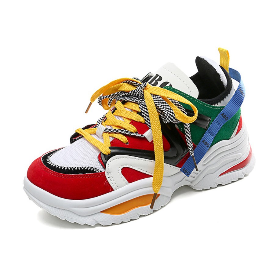 TBIG [COD] Size 36-42 Sepatu Pria Wanita Sneakers Import Harajuku Ulzzang ABO Korea Style
