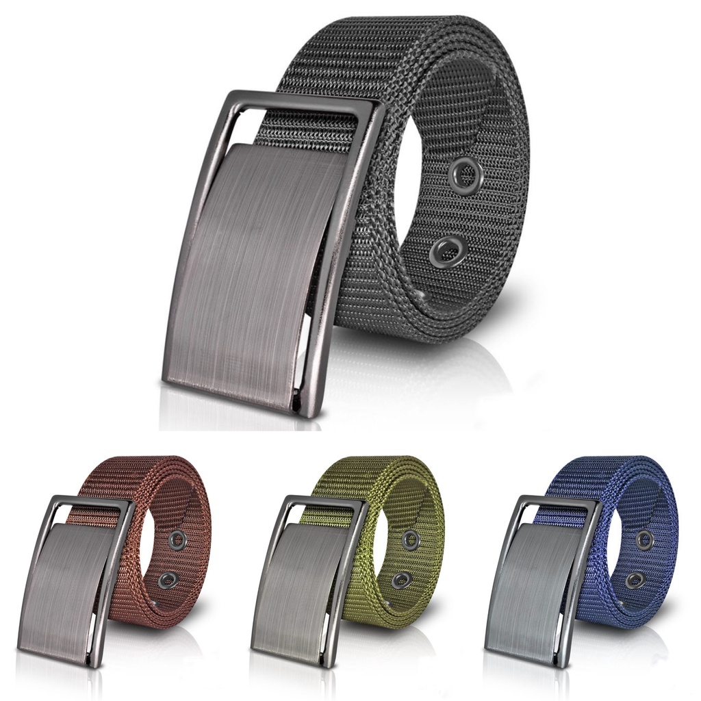 IKAT PINGGANG PRIA NYLON CANVAS SABUK PRIA GESPER PRIA FASHION MEN BELT BDT+TLP-4