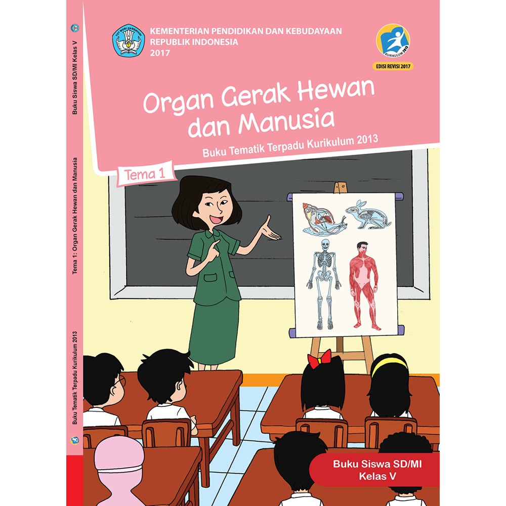 Buku Tematik SD  Kelas  5  Tema 1 Organ Gerak  Hewan dan 