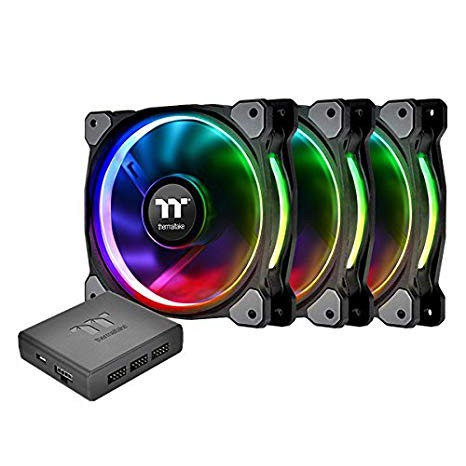 Thermaltake Cooling Riing Plus 12 RGB Radiator Fan TT Premium Edition 3 Fan Pack