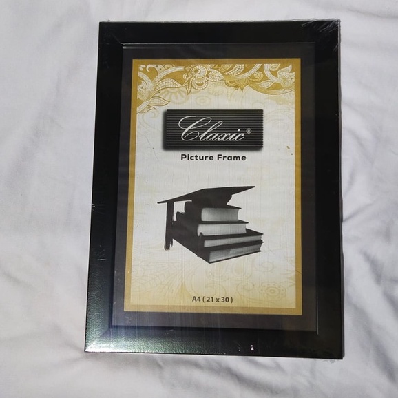 Frame ukuran A4 ukuran 21x30cm FULL bahan fiber Pigura Bingkai Foto IJAZAH SERTIFIKAT