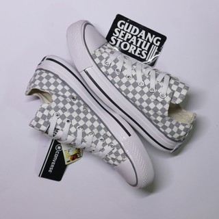 BEST SELLER Sepatu  casual kets  converse  low checkerboard 