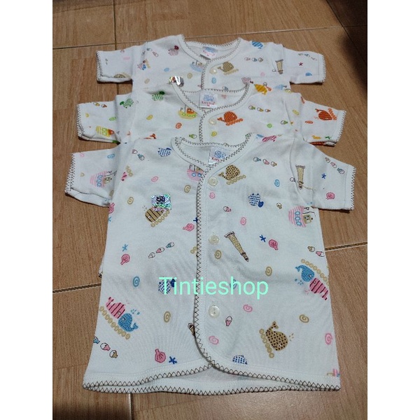 Baju  bayi lengan pendek dan panjang Luvita