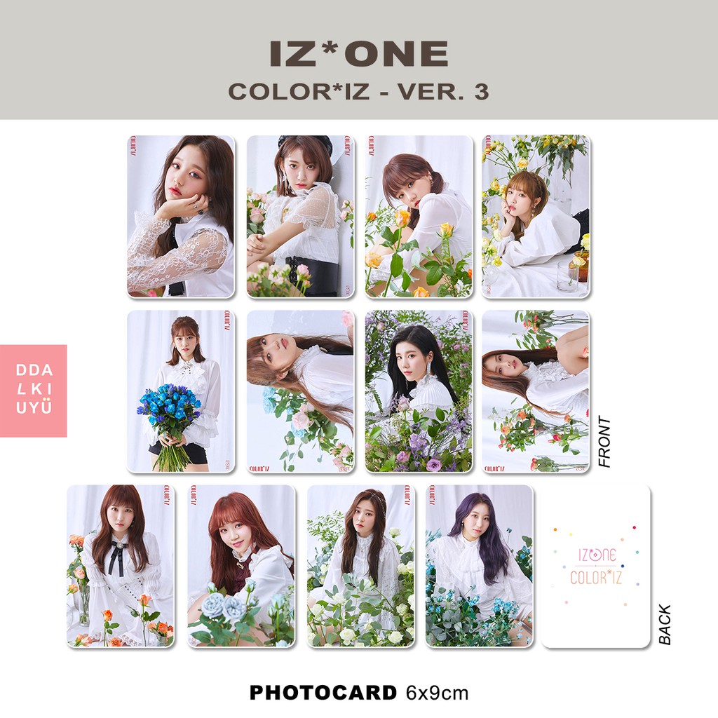 IZ*ONE - photocard [COLOR*IZ] ver. 3
