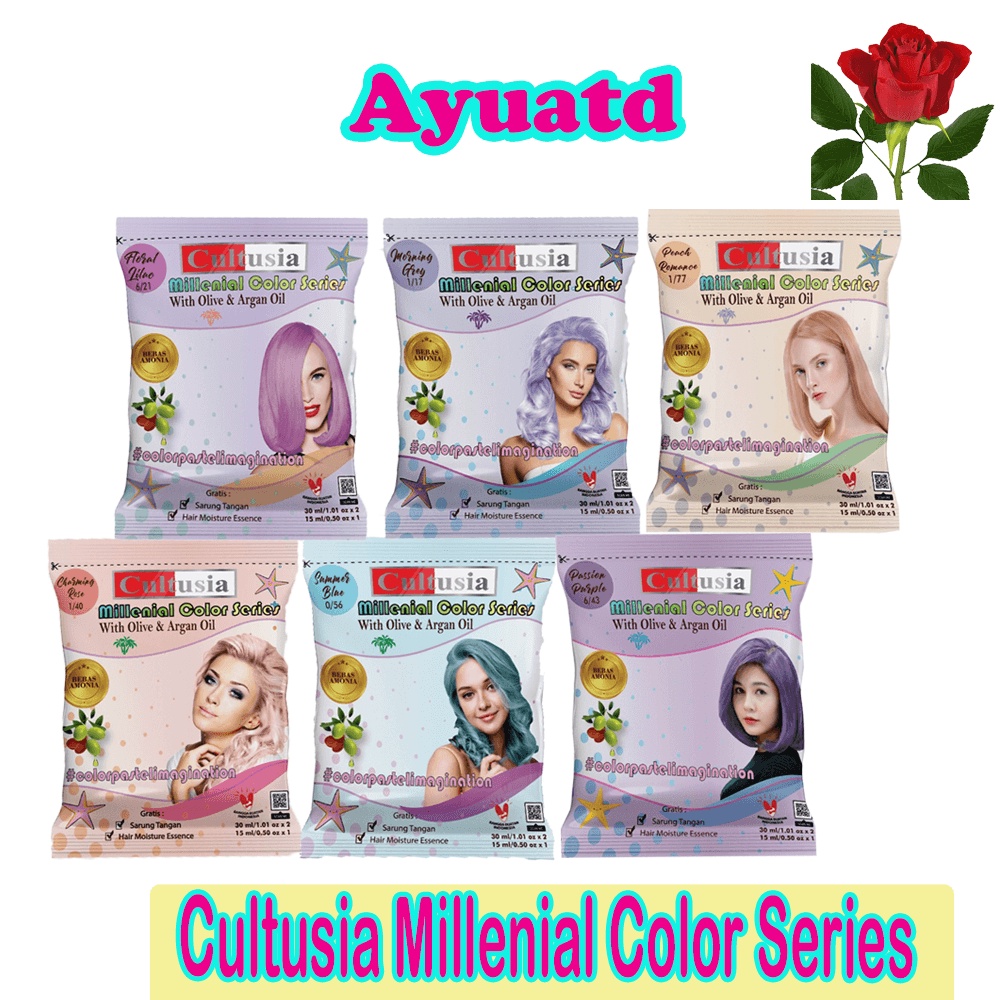 Cultusia Millenial Color Pastel magination Series Sachet