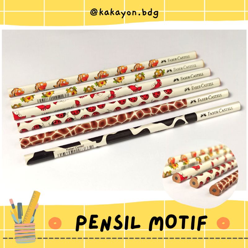 

Pensil Motif Gambar Lucu