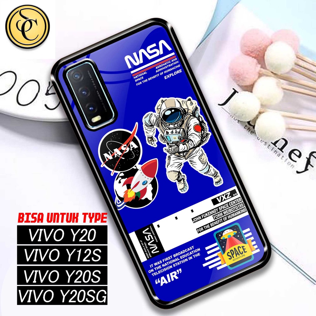 Sukses Case Glossy VIVO Y12S Y20 Y20S - Hardcase 2D Glossy VIVO Y12S Y20 Y20S - Silikon Hp Vivo- Sil