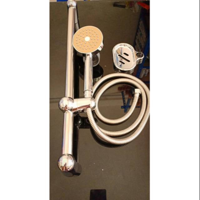 Hadh Shower tiang standing kamar mandi set kompit