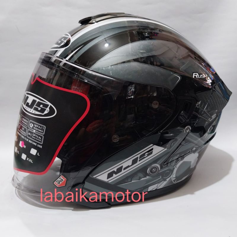 HELM NJS KAIROZ MOTIF RUSH/HALF FACE