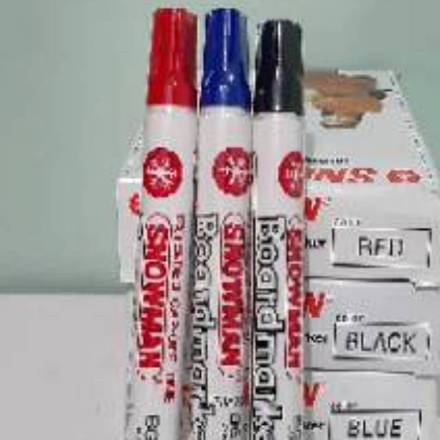 Spidol Whiteboard Marker Snowman BG-12