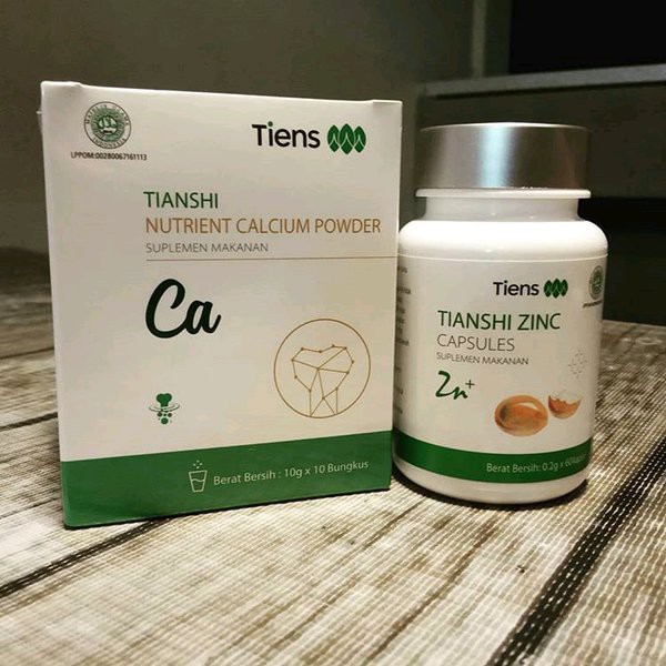 

Paket Peninggi Badan Tiens Original Susu NHCP dan Zinc Kapsul