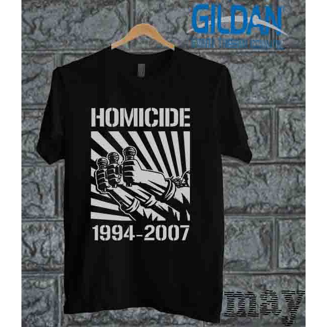 kaos band homicide tshirt original gildan softstyle homicide 11